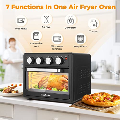 Toaster Oven Air Fryer Combo, 24 Preset Modes Air Fryer Oven and