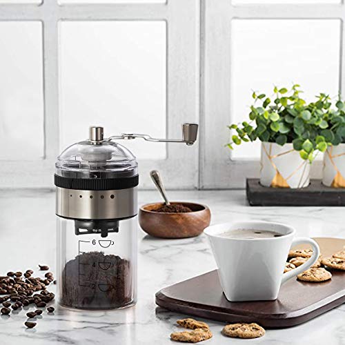 Manual Coffee Grinder,BuLanqi with Adjustable Setting Conical Ceramic