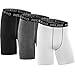 Neleus Men's 3 Pack Sport Compression Athletic Shorts