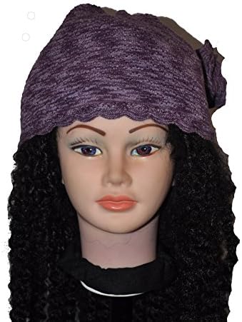 Hat/Cap For Locs, Braids and Twists - Plum/Purple