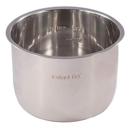 Instant Pot Stainless Steel Inner Cooking Pot 8-Qt and Silicone