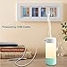 Sbode Humidifier, USB 250 mL Cool Mist Humidifiers for Babies Bedroom, Night Light Mode, and Whisper Quiet for Office Home Car Travel(Green)