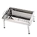 Chinashow Portable Thickened Outdoor Stainless Steel Folding Charcoal Picnic BBQ Grill Small Size