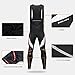 WOSAWE Cycling Bib Pants Mens Outdoor Padded Trousers Thermal Long Tights Ride Legging for Spring Autumn Winter
