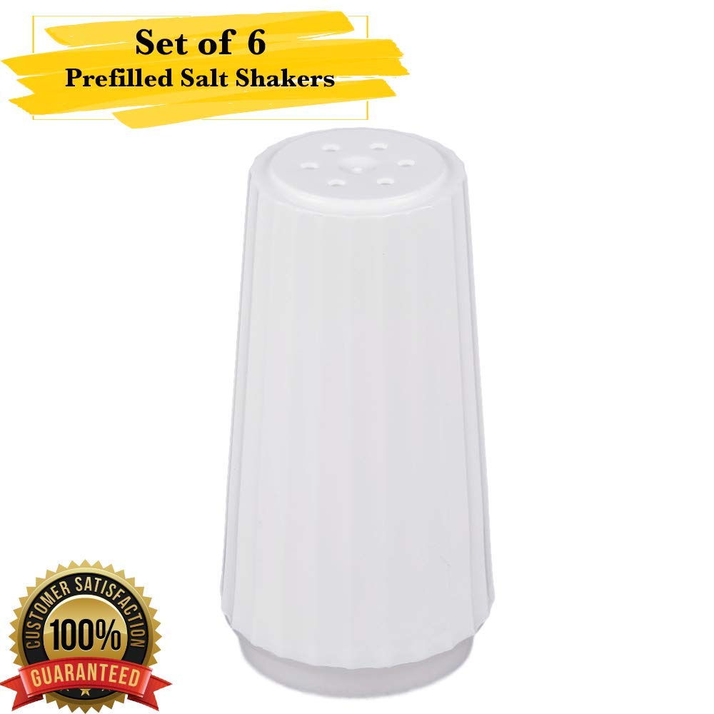 MM Foodservice Prefilled Disposable Salt Shaker, Classic Disposable Shakers, Great