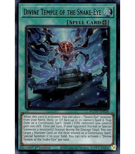 Amazon.com: YU-GI-OH! Snake-Eyes Poplar - PHNI-EN012 - Ultra Rare
