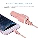 Tranesca Dual USB Car Charger (Compatible with) for iPhone X 8 7 6S 6 Plus, 5 SE 5S 5 5C, Samsung Galaxy S9 S8 S7 S6 Edge, Note 8 4, LG G6 G5 V10, HTC,Nexus 5 X 6P,Pixel,iPad Pro and More- Rose Gold