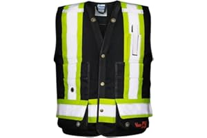 Viking Open Road Surveyor FR Safety Vest - Fire Retardant Class 1 Reflective Vest; ANSI/ISEA and CSA Compliant