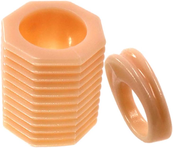 WDQ Skin Block-ing Rring 2 Pack Men's Lo'ck Fi'ne Rring Fore-skin Correc'tion Rring - Skin Tone