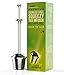 Squeezy Tea Infuser - Premium Stainless Steel Tea Strainer with Plunging Tea Squeezing action - 1 Tea Filter - Our Loose Leaf Tea Infuser Ensures You Get All the Tea with None of the Mess