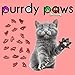 Purrdy Paws Soft Nail Caps for Cat Claws Ruby RED Glitter Large
