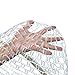 FishingSir Fly Fishing Landing Mesh Rubber Net Replacement for Trout (Clear)