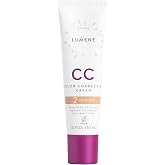Lumene Color Correcting CC Cream - Lightweight Foundation - Medium Coverage - Redness Reducing Face Makeup for a Glowing Complexion - Vegan Formula + Suitable for All Skin Types - Medium (1 fl oz)