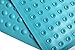 Brooklyn Ice 15.7x27.5-Inch Anti Slip Suction Bath Mat, Blue