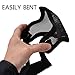 Coxeer Tactical Airsoft Mask Striker Steel Metal Mesh Lower Half Face Mask (Two Belt Black)