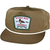 WHISKEY BENT HAT CO. The Woody Adjustable Snapback Hat - Duck Hunting Outdoor Style Hat Brown