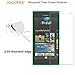 Nacodex® Microsoft Nokia Lumia 730 / 735 Tempered Glass Front LCD Screen Protectors 9h Hardness, 2.5d Rounded Edges, 0.3mm Thickness (For Microsoft Nokia Lumia 730 / 735)