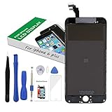 Screen Replacement LCD Display 3D Touch Screen Digitizer for iPhone 6 Plus 5.5 inch Black Frame Assembly Set with Repair Tools