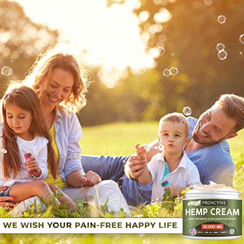 Proactive Pain Relief Cream - 30,000 MG - Maximum Strength Muscle, Joint & Arthritis Relief Cream - Made & 3rd Party Tested in USA