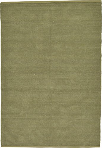 Unique Loom Solid Shag Collection Area Rug (3' 3" x 5' 3" Rectangle, Cloud Gray)