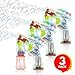 ArtCreativity Light Up Bubble Gun - Set of 3 - Medium Lightweight Design - Perfect for Summertime - Fun, Engaging and Entertaining - Party Favor, Amazing Gift Idea Boys Girls - Batteries Included