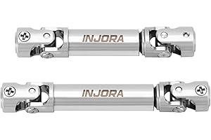 INJORA Stainless Steel Drive Shafts for 1/32 Redcat Ascent-32 Upgrade