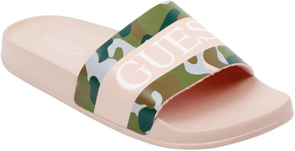 guess women's slide sandals