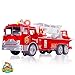 Amazing Fire Engine Truck Kids Toy: Bump & Go Rescue Car - Fire Truck Toys With Realistic Siren Sounds & Extending Ladder-Unique Gift Toys For 3 Year Old Boys & Girls