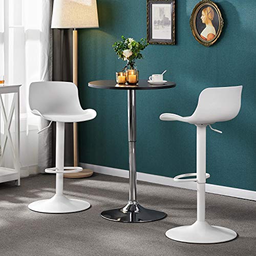 Yaheetech Bar Stools Set of 2 Height Adjustable Swivel Bar Chair