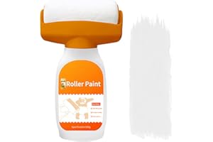 Wall Repair Roller Paint | 2 in 1 Wall Paint Touchs Up White Walls Repair Roller Brush | Portable Multi-Functional Walls Repa