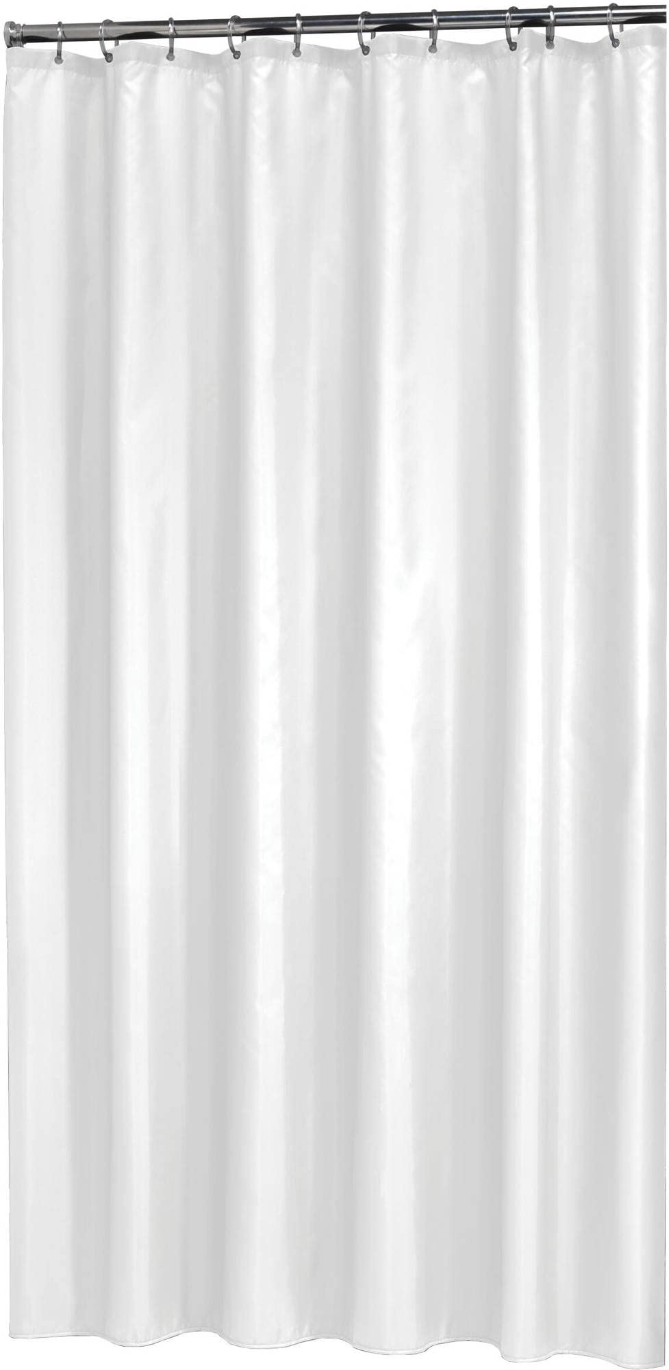 Sealskin Granada Shower Curtain, PEVA, White, 240 x 180 cm