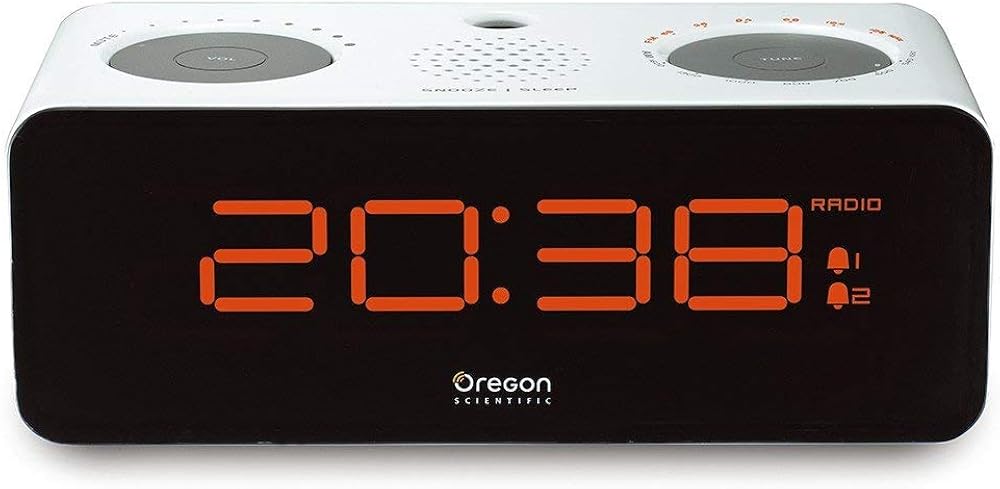 Oregon Scientific RRA320P Radio Reloj Proyector, Blanco: Amazon.es ...