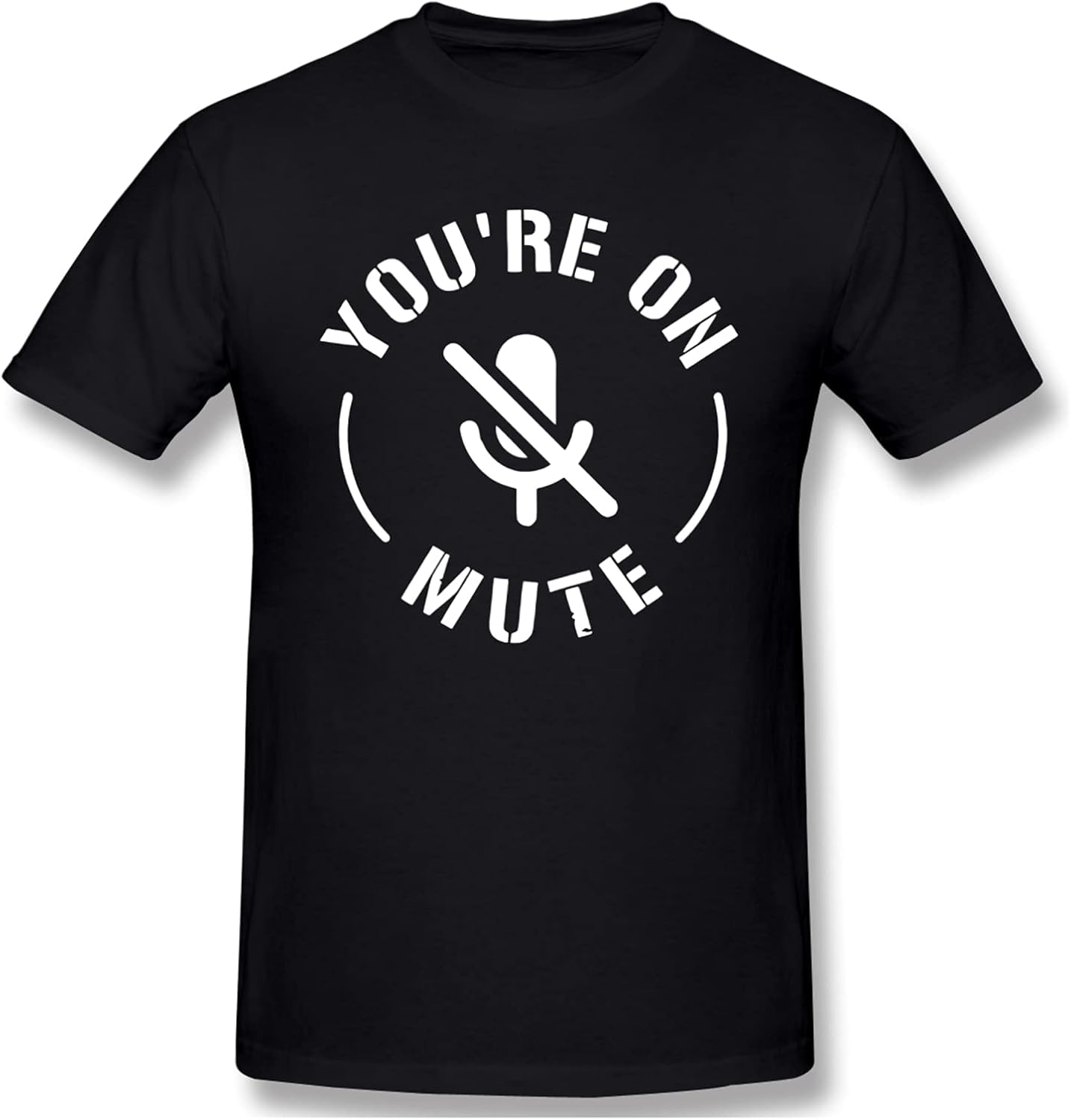 You are On Mute Men's Basic Short Sleeve TShirt Black Amazon.co.uk Clothing