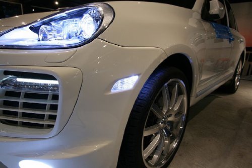 iJDMTOY 3-SMD Error Free 2825 W5W LED Bulbs For European Cars Parking Lights, Xenon White