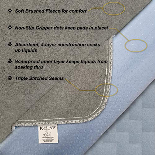 Kluein Pet Playpen Mat 72x72 Jumbo Washable Puppy Pad Dog Pen Mat Soft