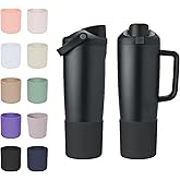 CHEMLLC Protective Silicone Boots for Owala 30oz & 40oz FreeSip Sway Bottles & Tumblers, Anti-Slip Protective Sleeve for Owala Water Bottle