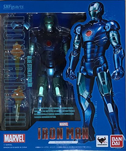 Bandai S.H.Figuarts Iron Man Mark 3 - Blue Stealth Color