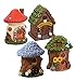 Mini Fairy Garden Kit Miniature Houses and Figurines Outdoor Village Scene for Collectors, Girls and Boys - Gardening Decorations with Slide, Arbor, Gnomes, Fairies, Signs, Animals, 25 Pieces