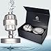 Luxury Filtered Shower Head Set (Metal) Cartridge Vitamin C + Multi-Stage Shower Water Filter - Universal Shower System - Helps Dry Skin & Hair Loss - Removes Chlorine & Sediments
