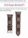A+NYC 44 Compatible Apple Watch Straps 42mm (fit for 44mm), Luxury Fashion PU Leather Classic Wrist Bands for Women and Men, Replacement for Apple Watch Series 4 3 2 1 42/44MM (Brown Checker)