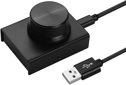 Amazon Muslady Usbボリュームコントロールノブ コンピューターオーディオボリュームコントローラー アジャスター ミュート機能をサポート Usbケーブル付き Win Xp Vista 7 8 10 Macシステム用 ボリューム エクスプレッション 楽器