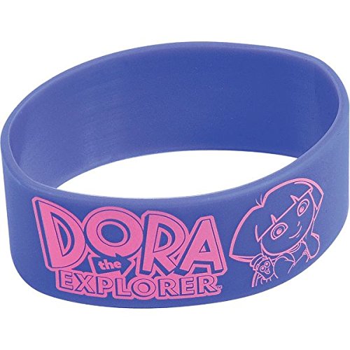 Amscan Colorful Dora the Explorer Party Wristband (1 Piece), Purple