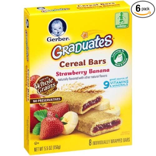 gerber cereal bars