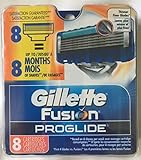 Gillette 8 Fusion Proglide Razor Blades NEW 8 PACK 100% AUTHENTIC, GENUINE NIB