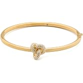 kate spade new york Double Knot Pave Hinged Bangle