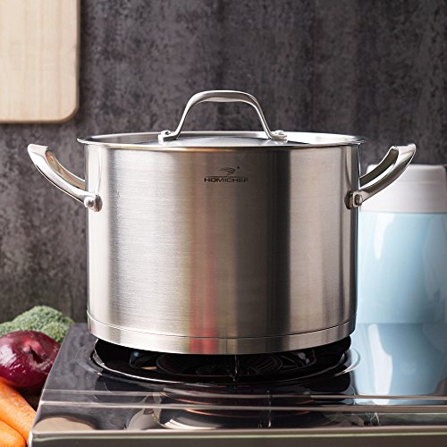 GPL/ HOMI CHEF Matte Polished Nickel Free Stainless Steel 7 QT Stock