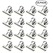 Magnet Clips Heavy Duty - Width 1.5 inch Strong Metal Magnetic Clips for Refrigerator 16 Pack, Diameter 1 inch Magnetic Clips for Whiteboard, Office Magnets, Photo Magnets