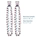 4th of July Star Beads Necklaces For Patriotic Party Accessories, Fourth of July Party Supplies (12 Pack)