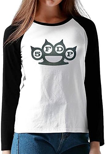 Women Five Finger Death Punch 5-f-d-p Dress Plain Raglan T Shirt Long Sleeve