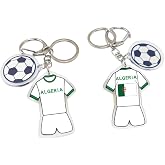 YVJCJV 2026 World Cup Soccer Keychain - World Cup Pride Accessory, Football Fan Gift &amp; Souvenir (2PCS)